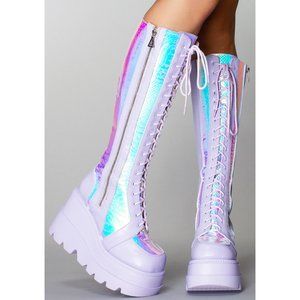 LASR Fairy Kiss Hi Platform Boots